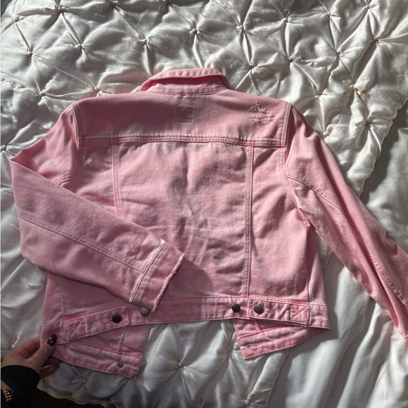 GUESS Pink Denim Jacket - Picture 8 of 8